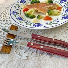 画像4: テーブルナイフ EU Style 平刃(レッド・ダーク)(食洗機対応)29810/025 29810/145【直送商品】 (4)