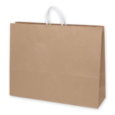 画像1: 301758 紙袋 25チャームバッグ 25CB 60-2 未晒無地 50枚 003299700 (1)