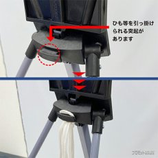 画像8: バナーXスタンド (ブラック) 屋内タイプ (幅510〜650mmまで対応) No.1696 (8)